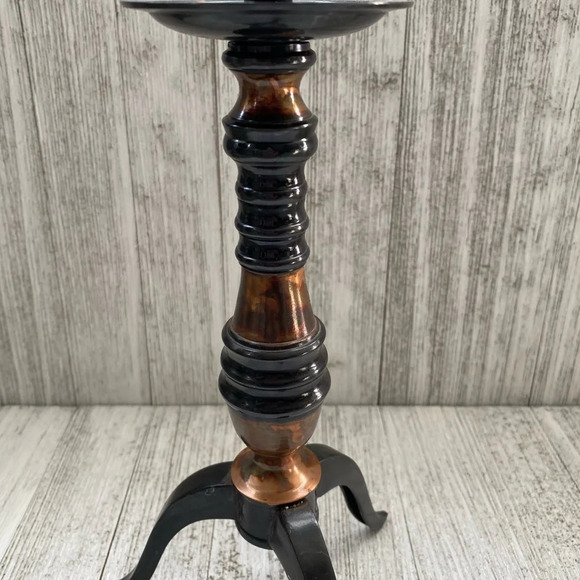 Pair of 2 large metal candle Holders - Picture 5 of 9